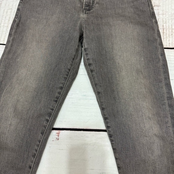 EXPRESS TAPERED ANKLE HIGH RISE women’s JEANS in grey size 4R Mom Jeans EUC - Picture 10 of 14